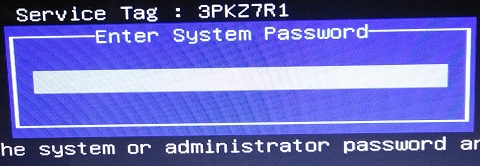 Dell precision service tag master password